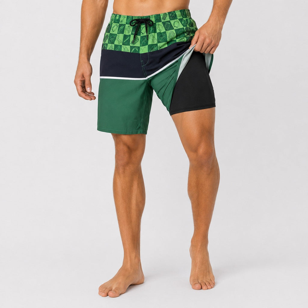 Uncomplicated 17in w/ Liner Mens Elastic Boardshorts