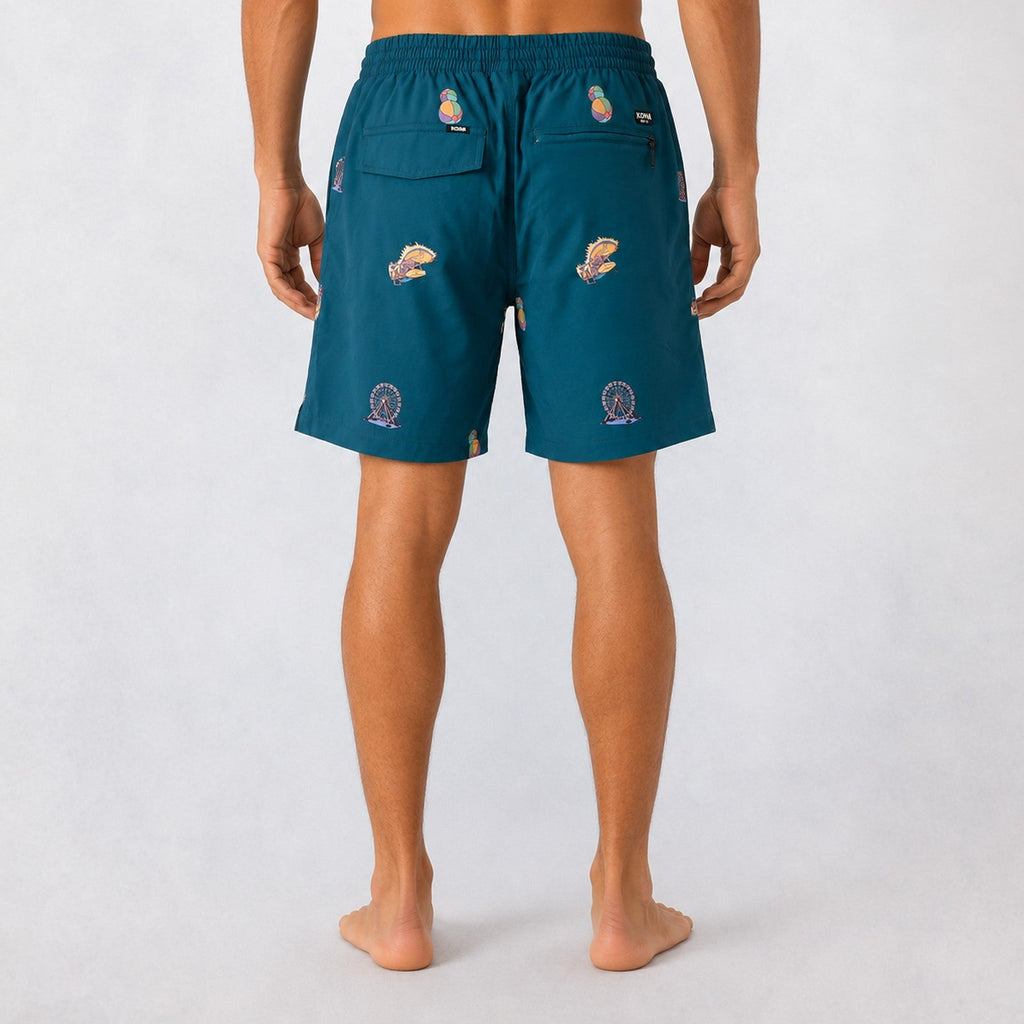 Uncomplicated 17in Mens Elastic Boardshorts