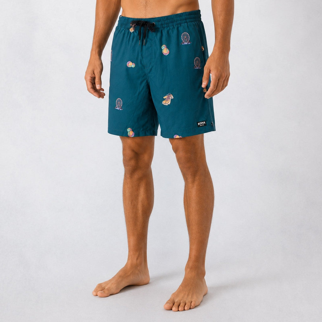 Uncomplicated 17in Mens Elastic Boardshorts