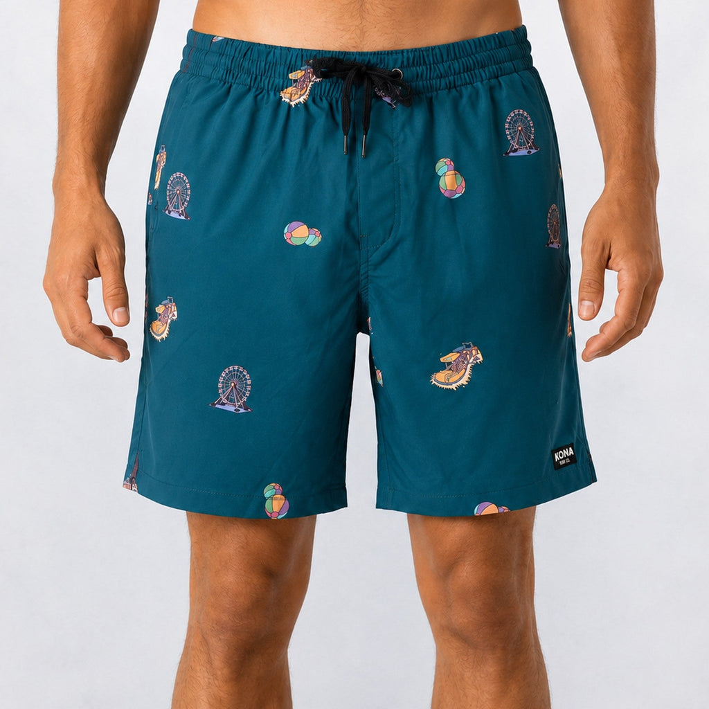Uncomplicated 17in Mens Elastic Boardshorts