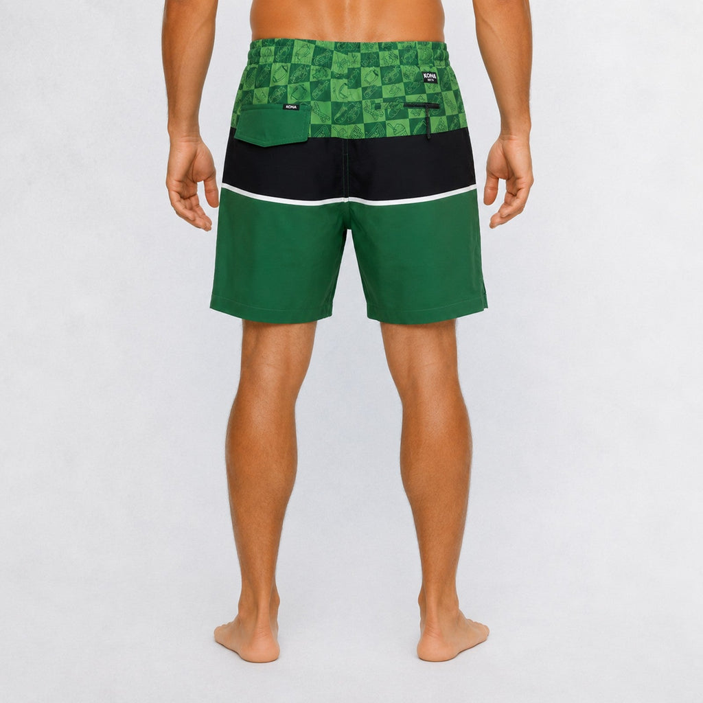 Uncomplicated 17in Mens Elastic Boardshorts