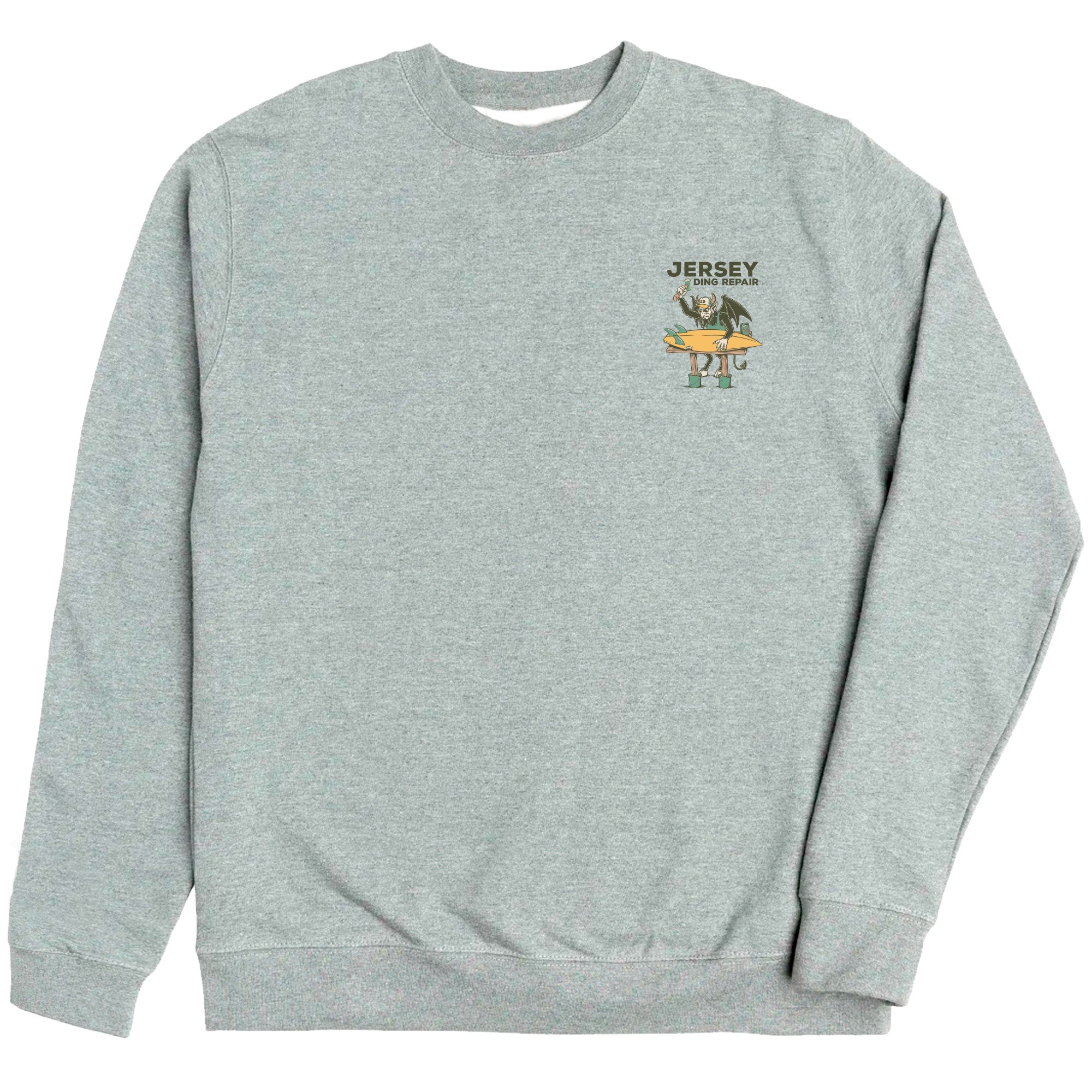 Jersey Ding Repair Mens Crew Sweatshirt