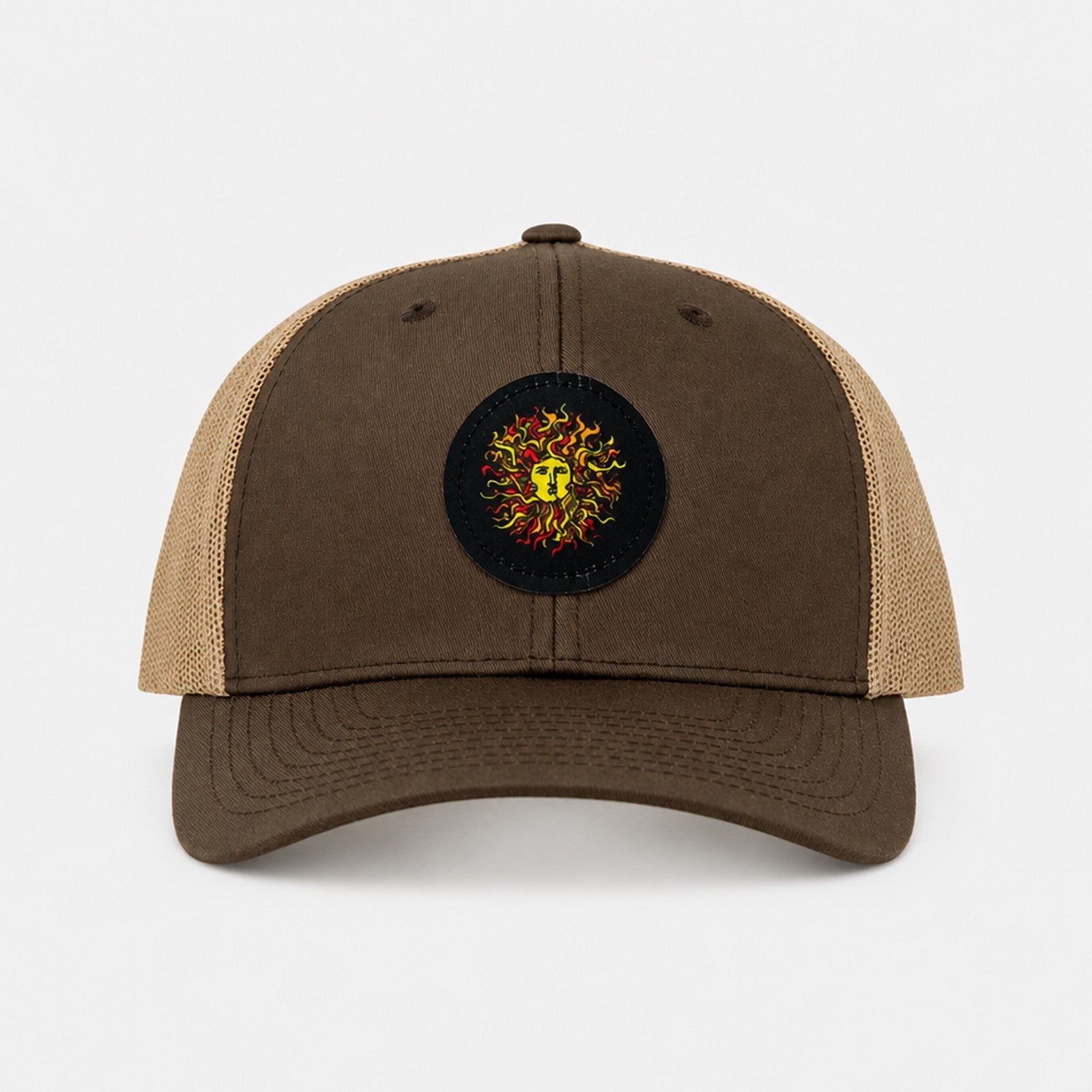 Original Sun Round Mens Snapback Hat