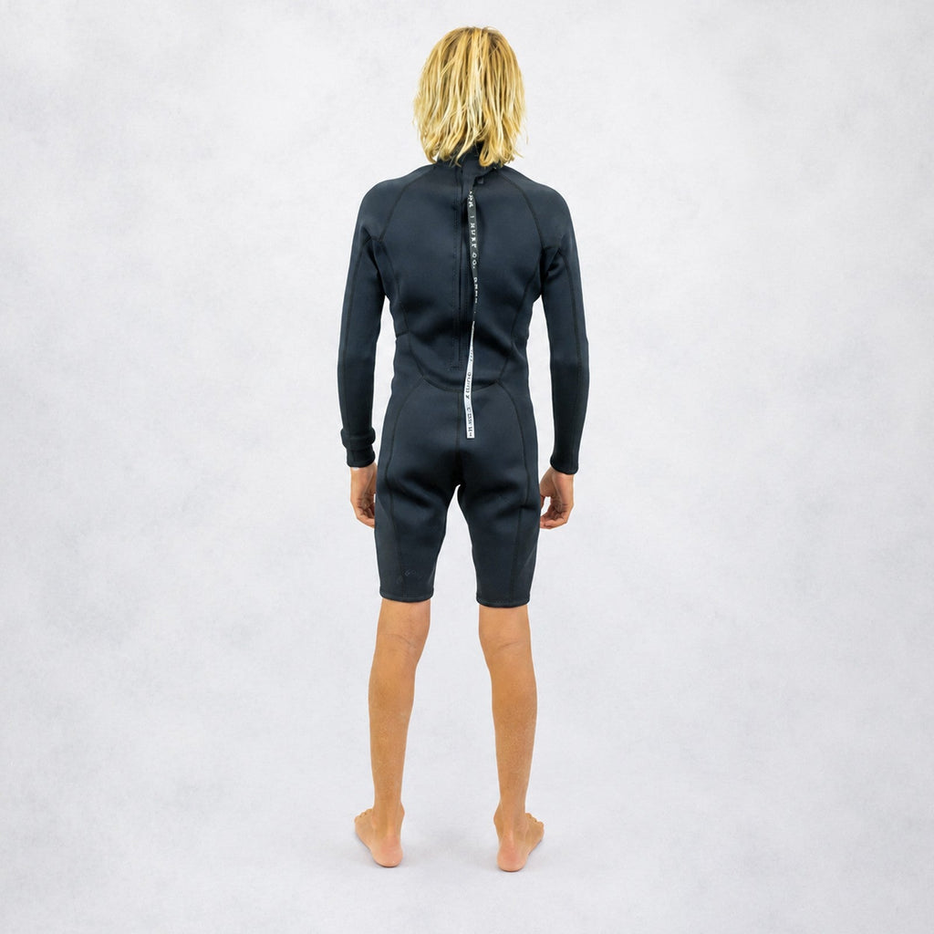Union 2mm Flatlock Backzip L/S Mens Springsuit
