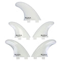 Two Tab (5 Fin) Plastic Shortboard Fins