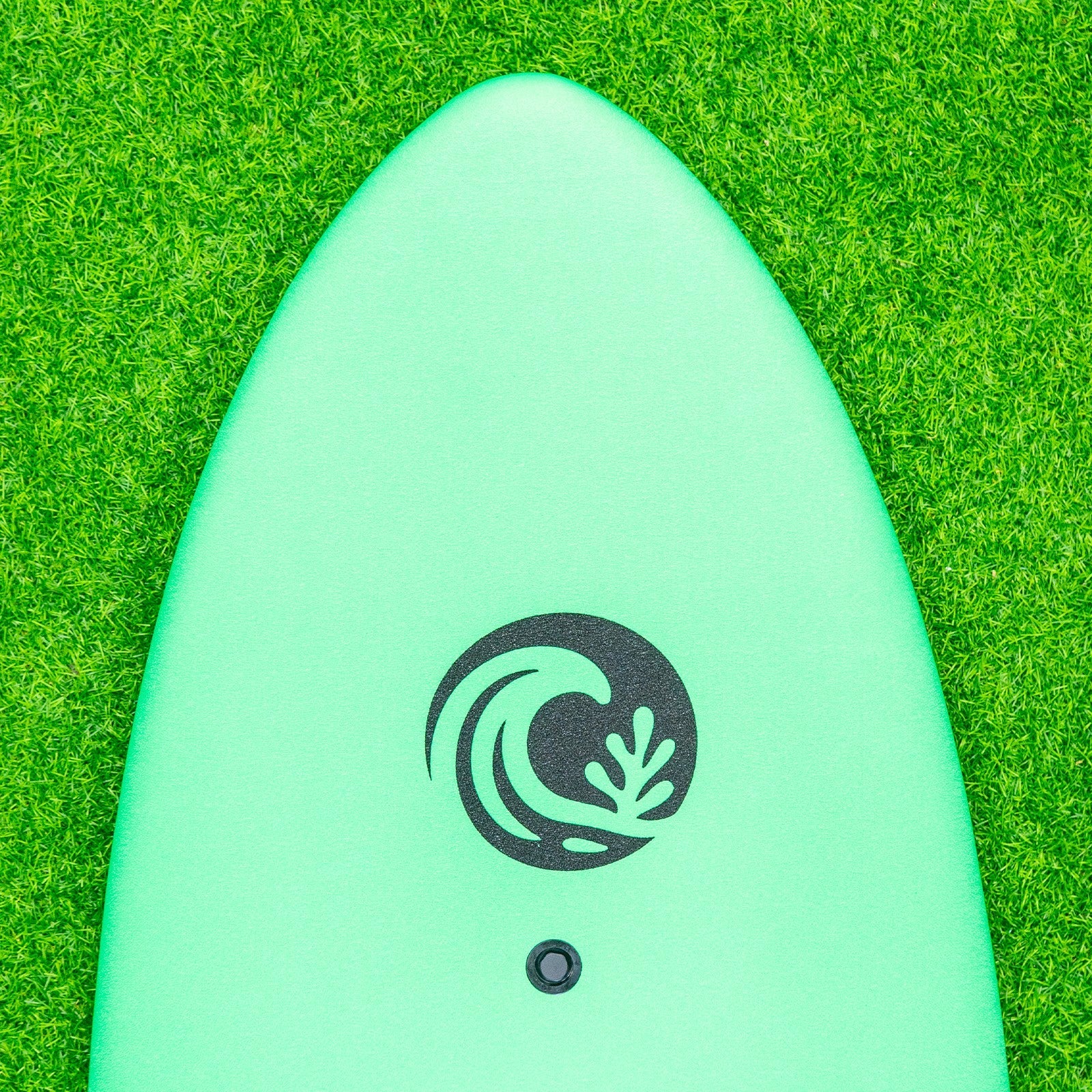 KO'A Lemon Pop 5ft 10in Small Wave - Soft Top Foam Surfboard - Includes Leash and Fins