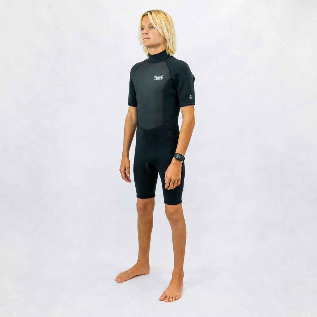 Union 2MM Flatlock Backzip S/S Mens Springsuit