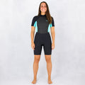 Emma 2mm Flatlock Backzip S/S Womens Springsuit