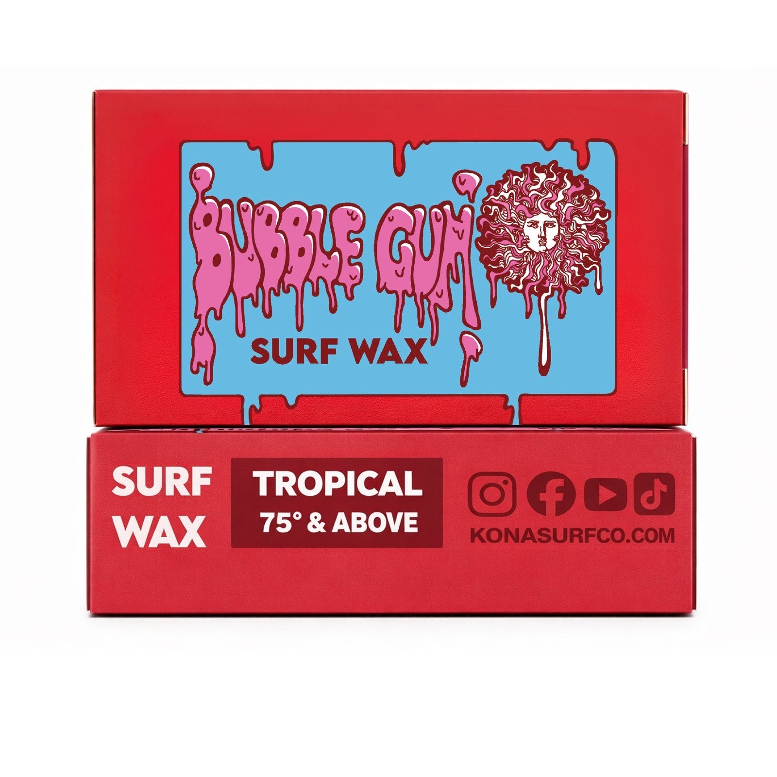 Kona x Bubble Gum 2026 Collab Surf Wax