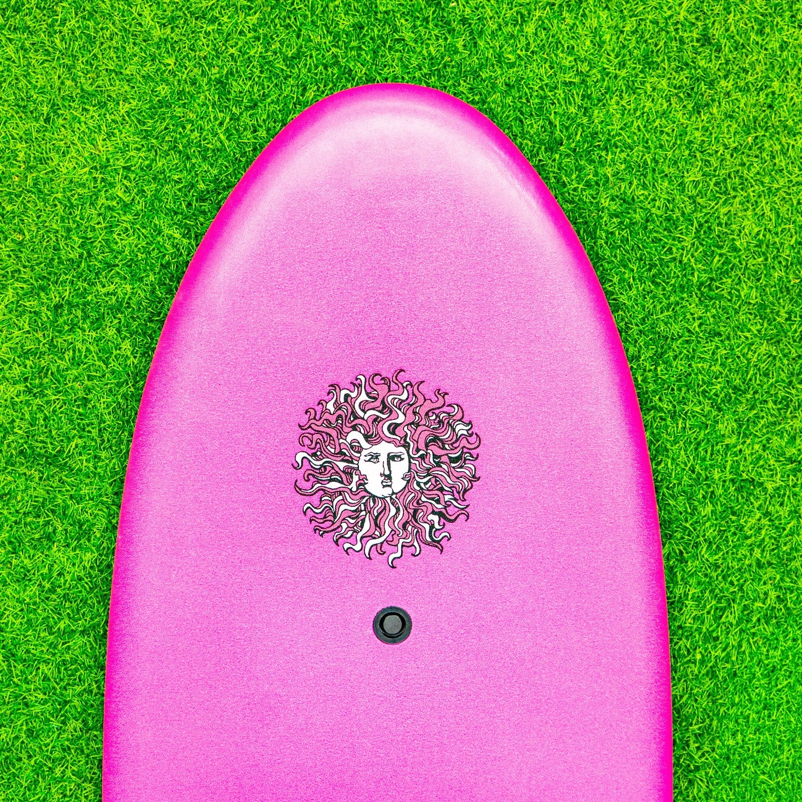 4-4 4ft 4in Bodyboard - Soft Top Short Foam Surfboard for Beginners and Kids - Includes Leash and Fins