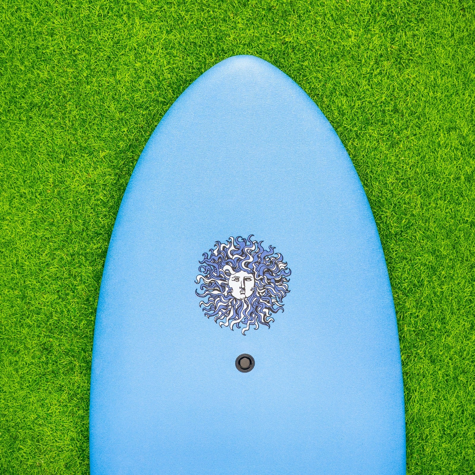 5-5 5ft 5in Fish - Soft Top Short Foam Surfboard for Beginners and Kids - Includes Leash and Fins