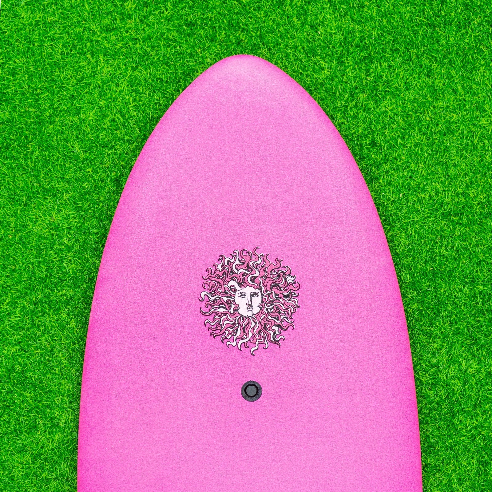 5-5 5ft 5in Fish - Soft Top Short Foam Surfboard for Beginners and Kids - Includes Leash and Fins
