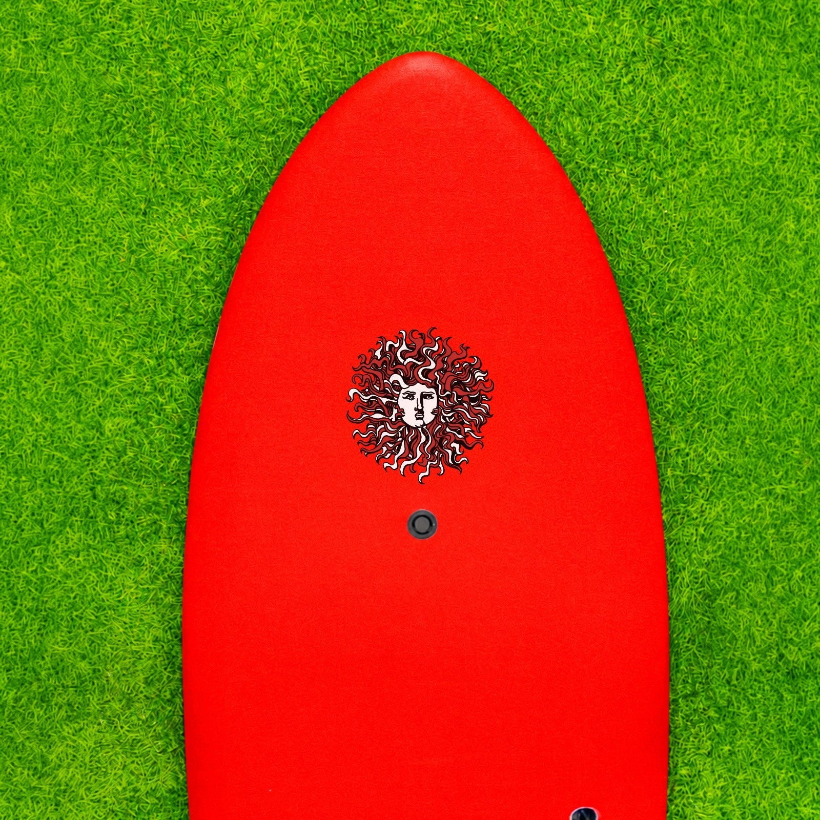 5-5 5ft 5in Fish - Soft Top Short Foam Surfboard for Beginners and Kids - Includes Leash and Fins