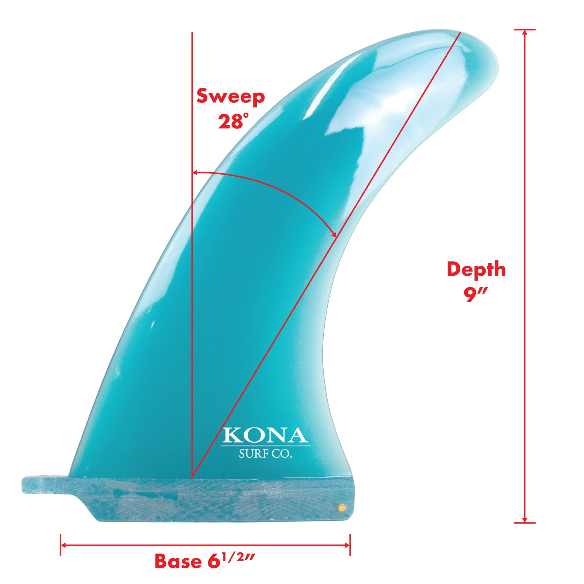 Classic Single Longboard Fins