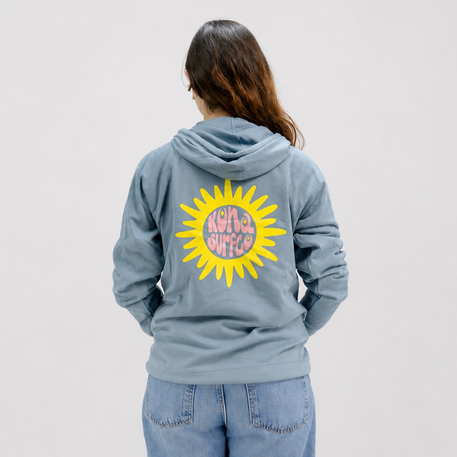 Sun Badge Womens Zip Hoodie