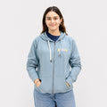 Sun Badge Womens Zip Hoodie