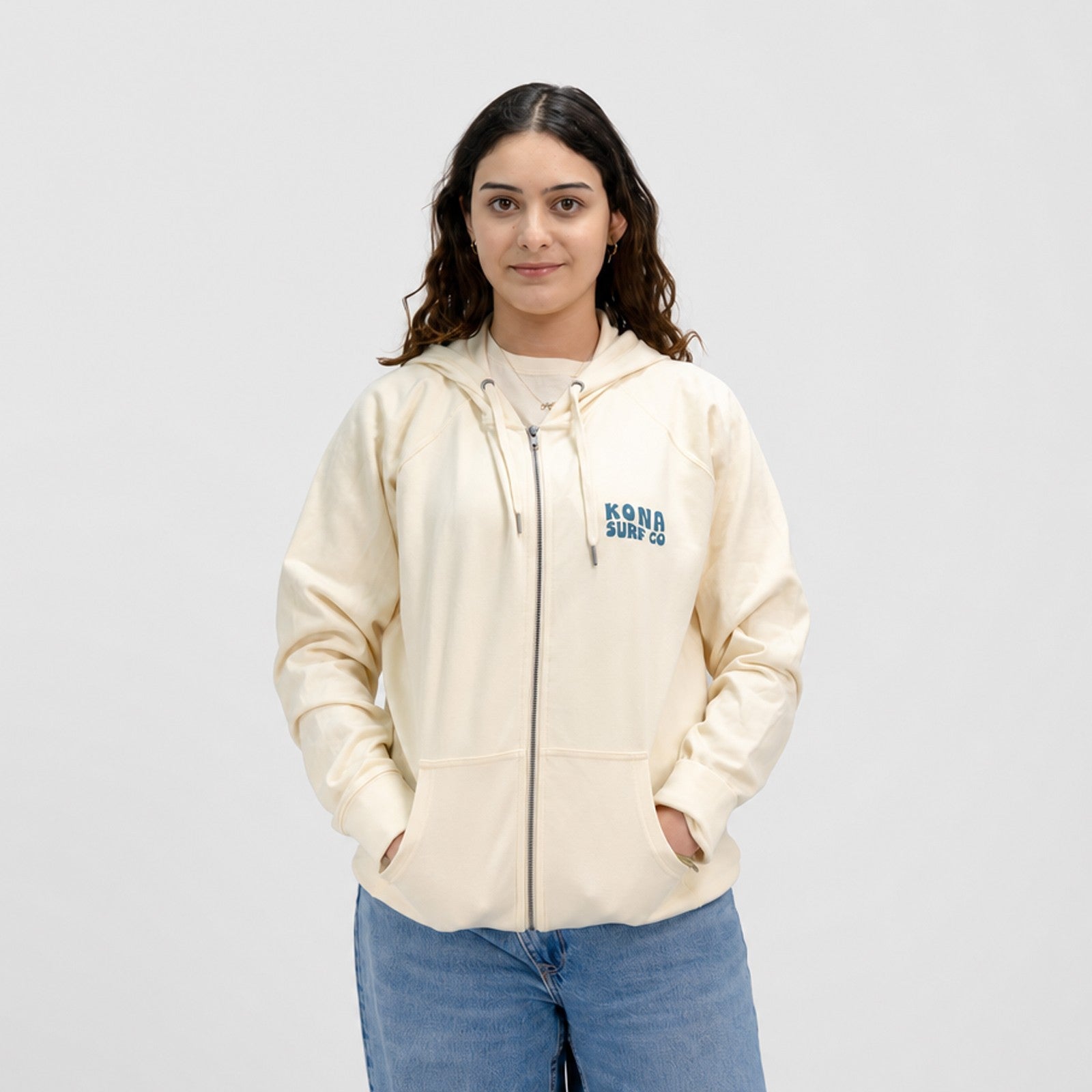 Panels of Summer Womens Zip Hoodie