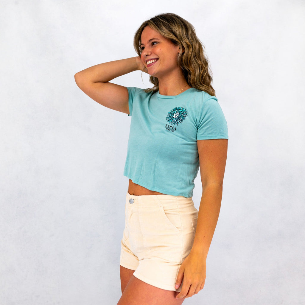 Original Sun Womens Cropped T-Shirt