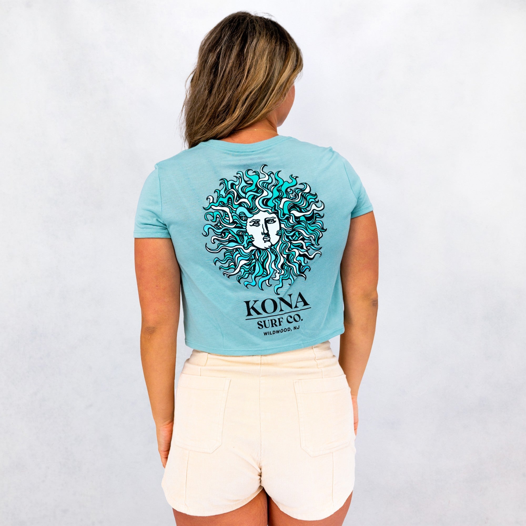 Original Sun Womens Cropped T-Shirt