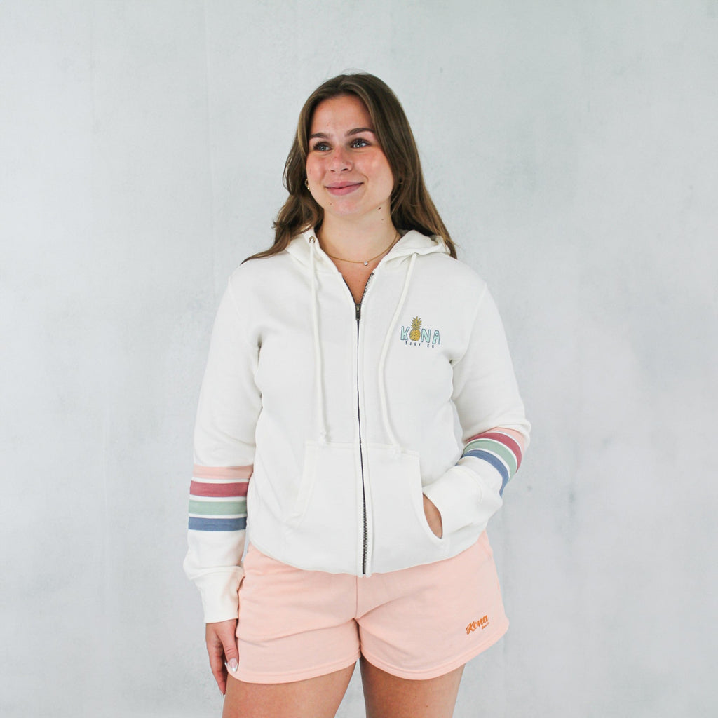 Livin Aloha 2 Womens Zip Hoodie