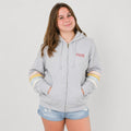 Luna Stripe Womens Zip Hoodie