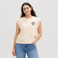 Road to the Beach Womens Cropped Tank Top