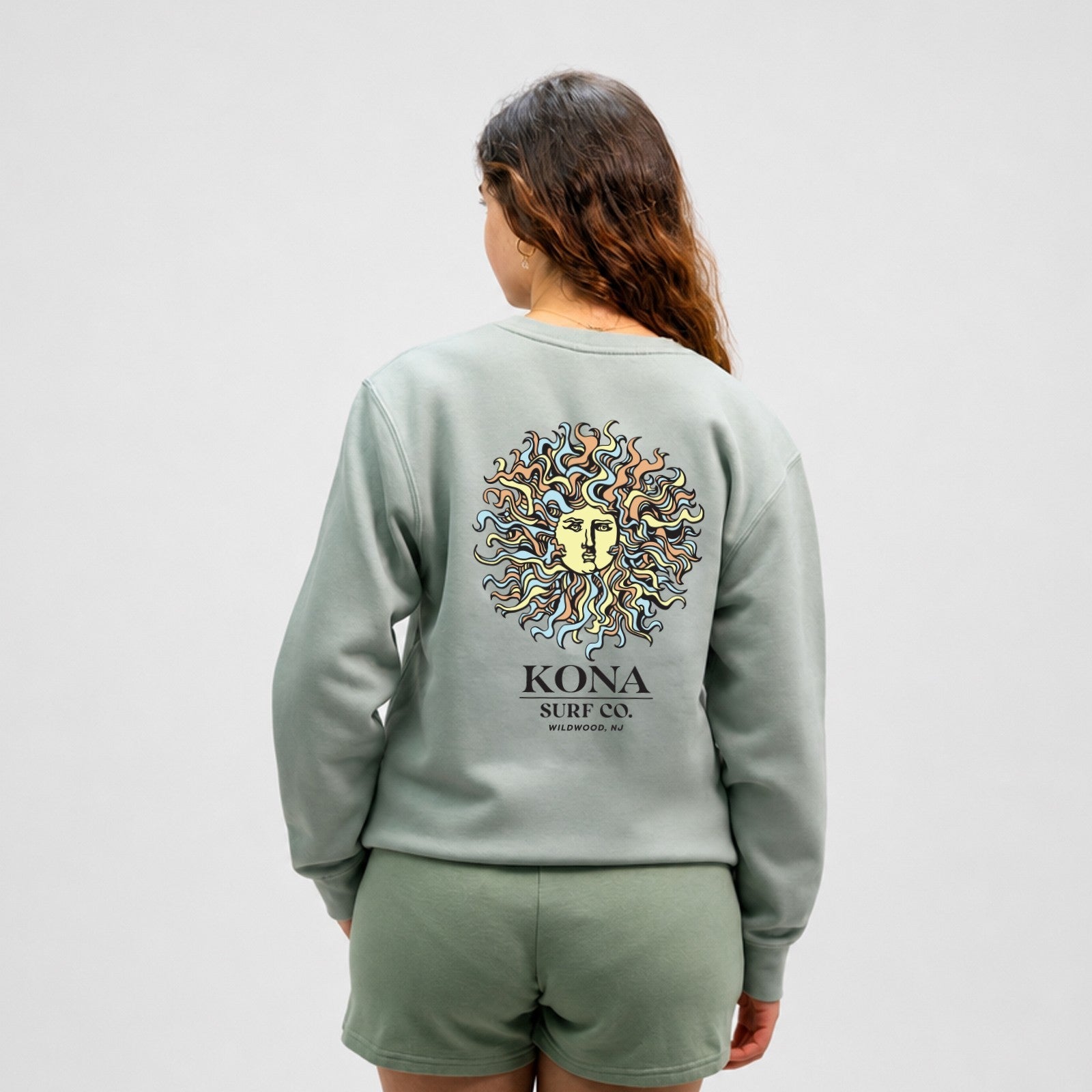Original Sun Womens Crew Sweatshirt