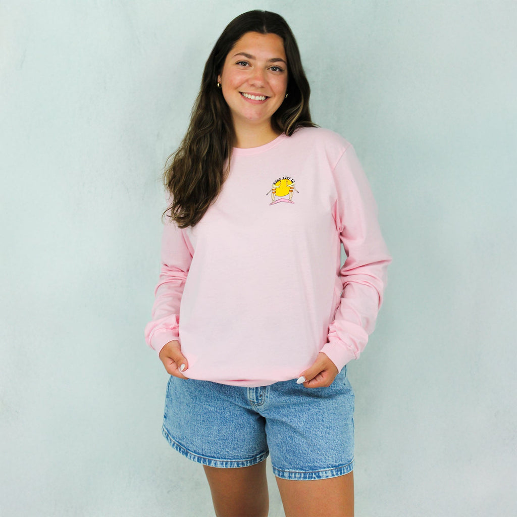 Evening Surfer Womens Long Sleeve Shirt