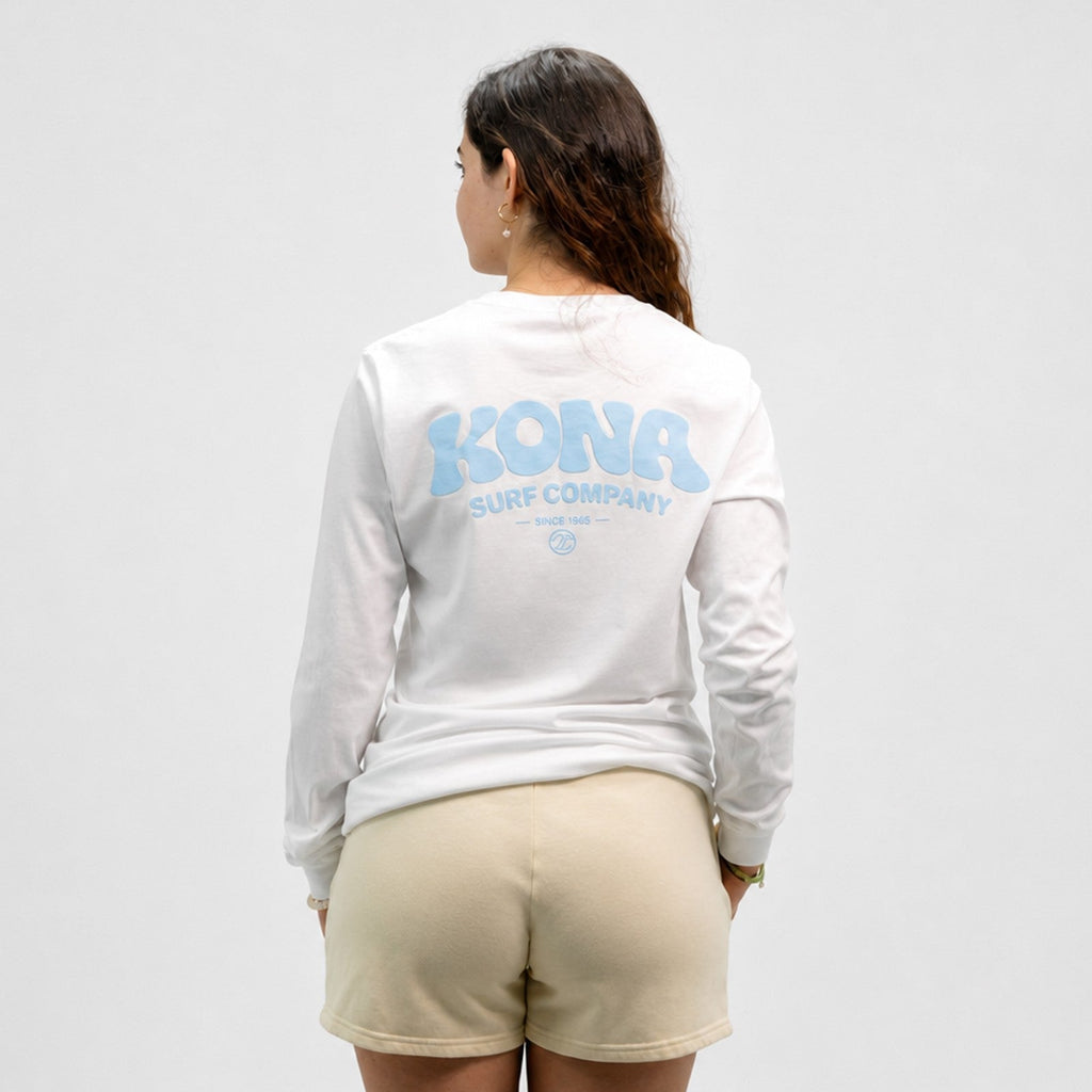 Bubble Puff Womens Long Sleeve Shirt