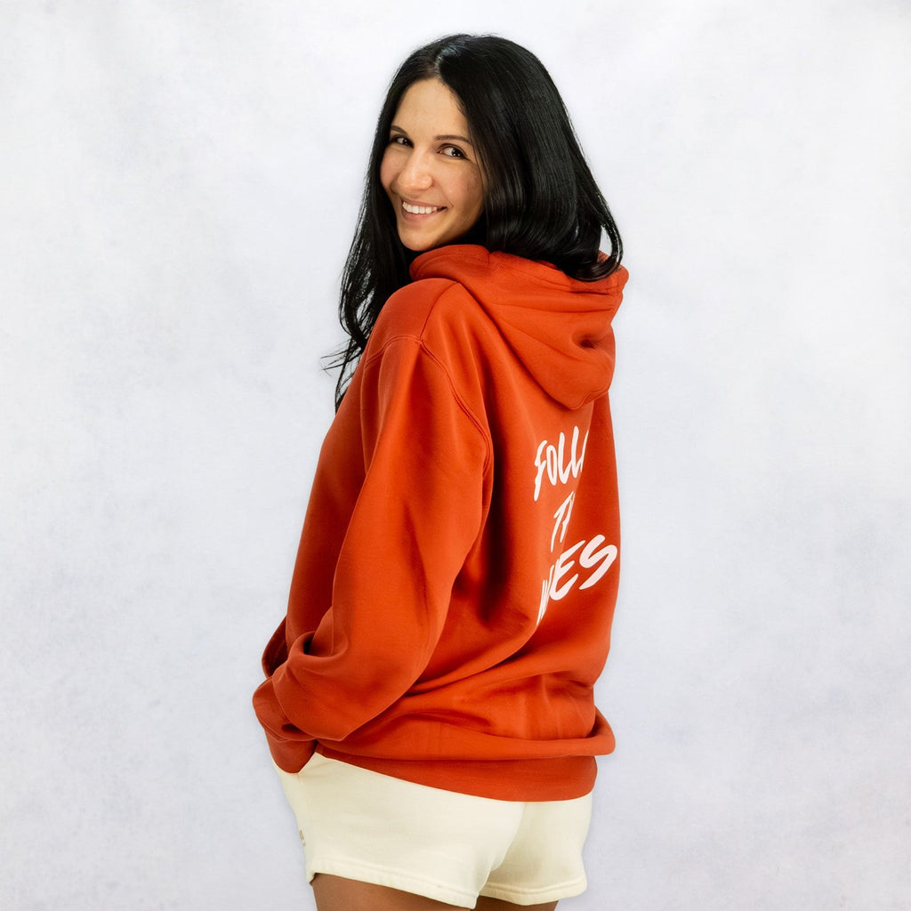 Follow the Waves Brush Womens Pullover Hoodie