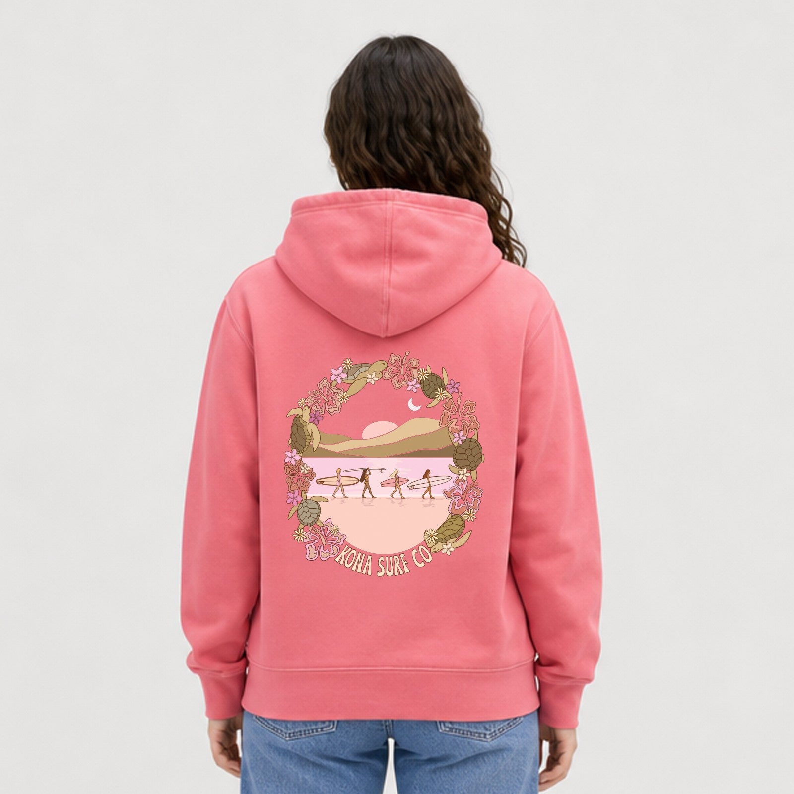 Reef Walk Womens Pullover Hoodie