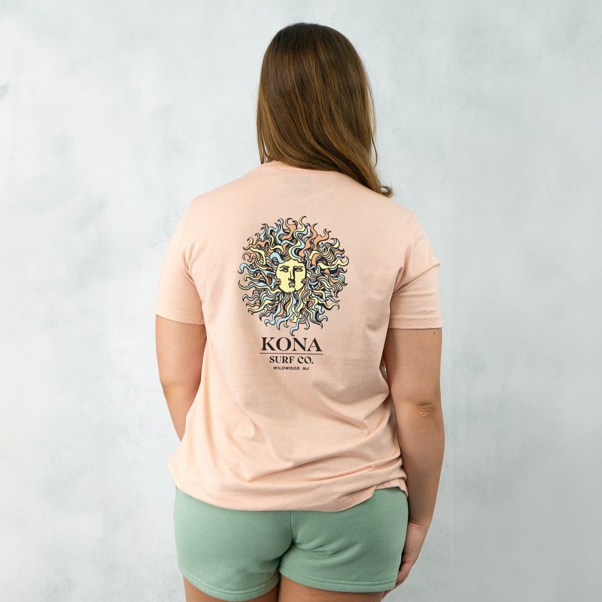 Original Sun Womens V-Neck T-Shirt