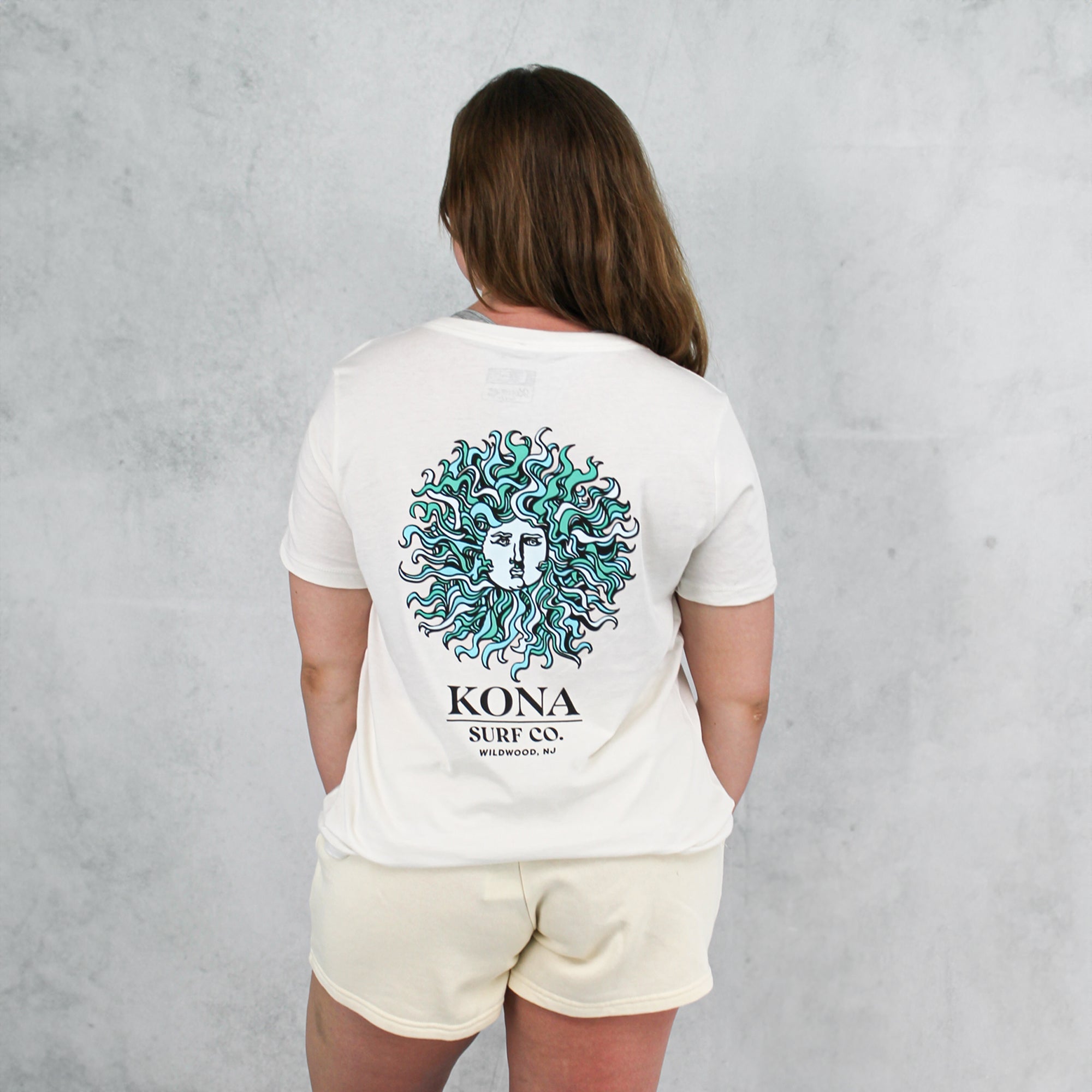 Original Sun Womens V-Neck T-Shirt
