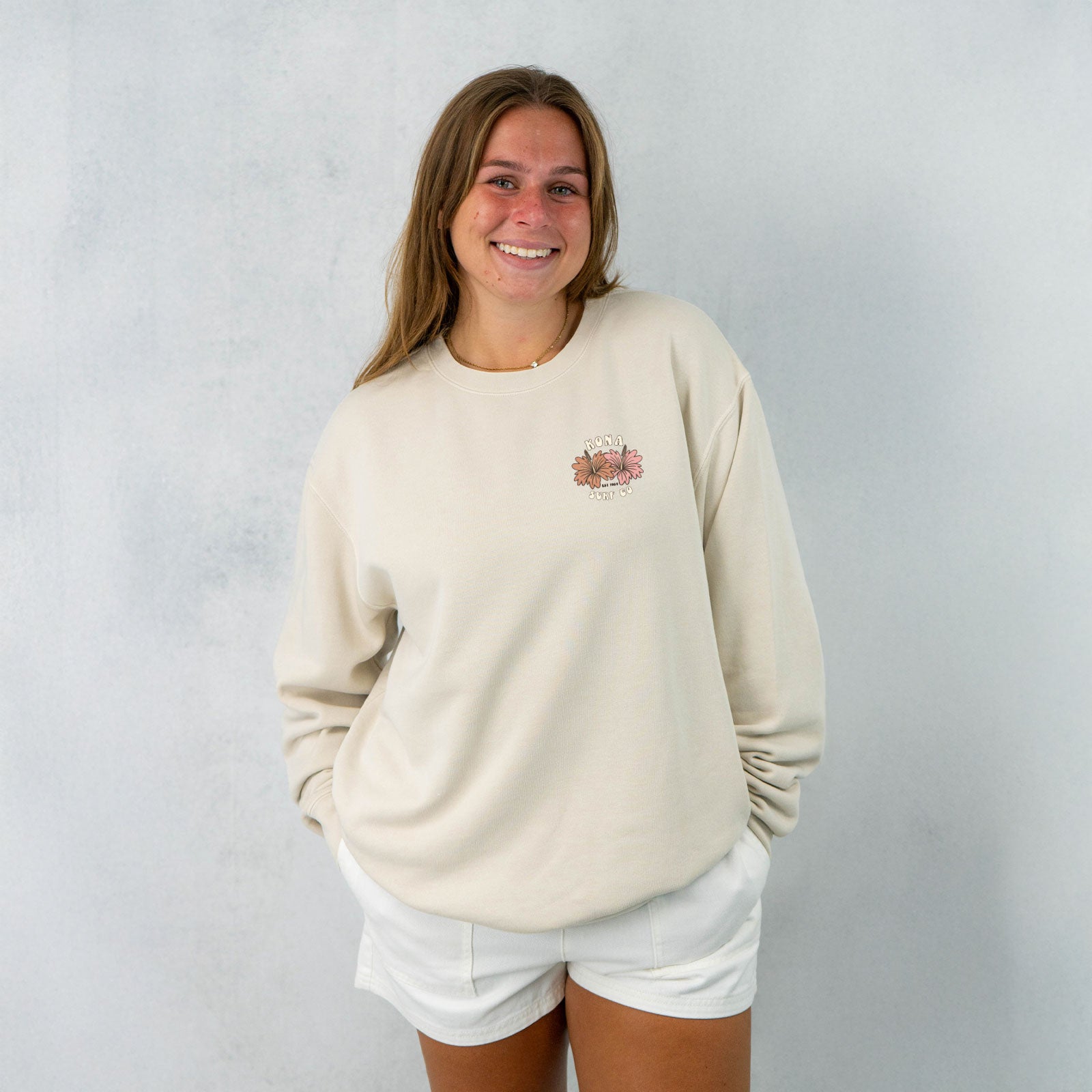 Summer Sunrise Womens Crew Sweatshirt