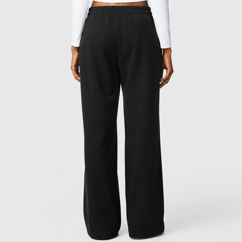 Script Wide Leg Womens Sweatpants