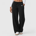 Script Wide Leg Womens Sweatpants