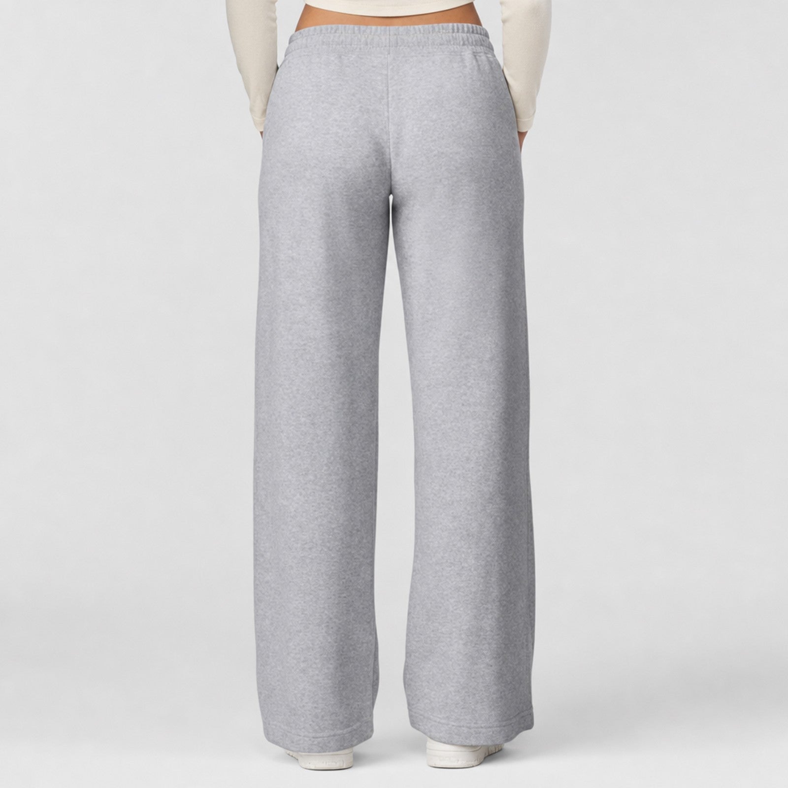 Script Wide Leg Womens Sweatpants