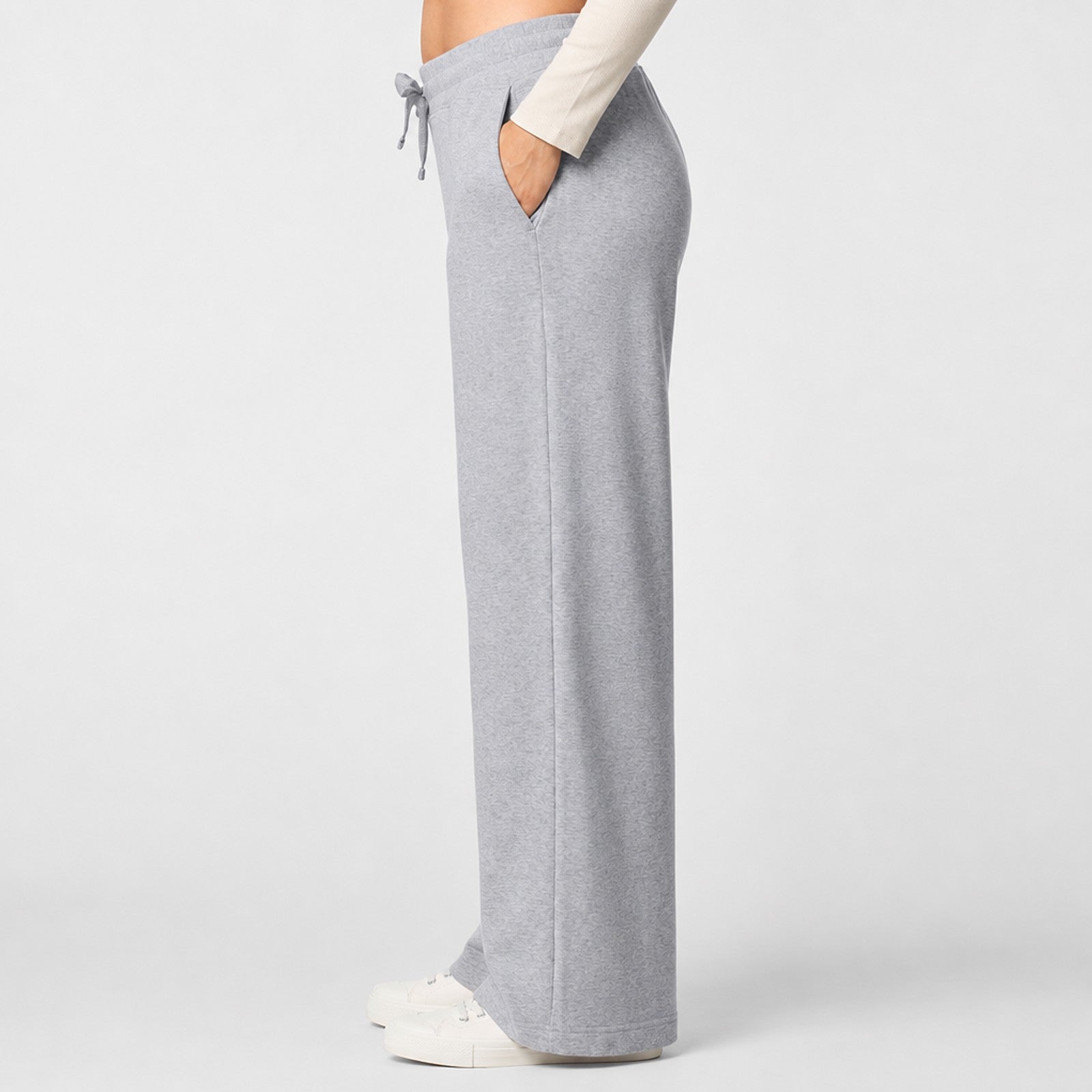 Script Wide Leg Womens Sweatpants
