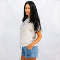 Follow the Waves Brush Womens Midlength T-Shirt