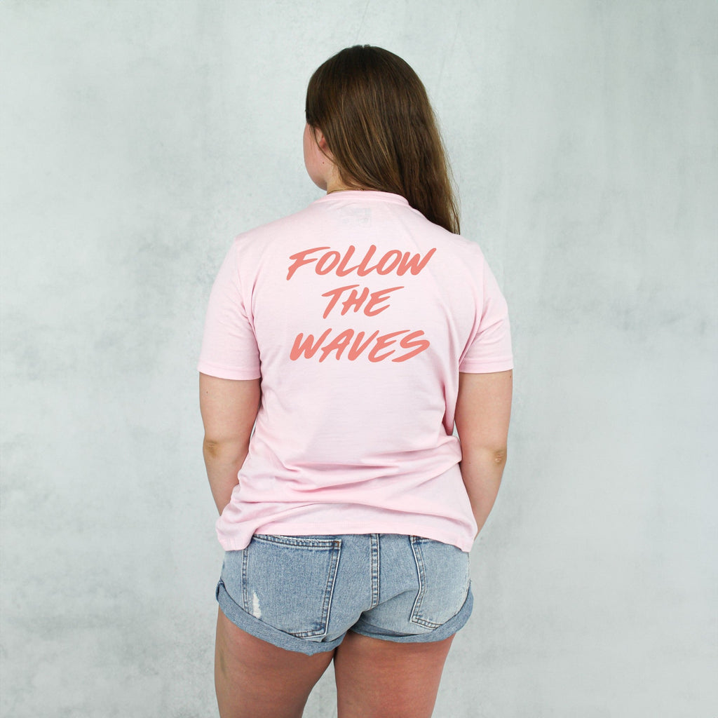 Follow the Waves Brush Womens T-Shirt