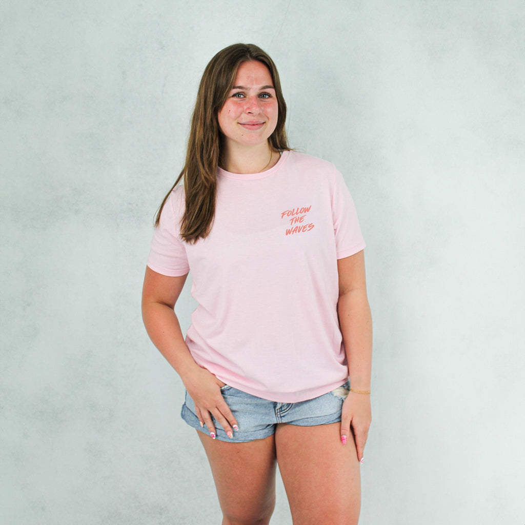 Follow the Waves Brush Womens T-Shirt