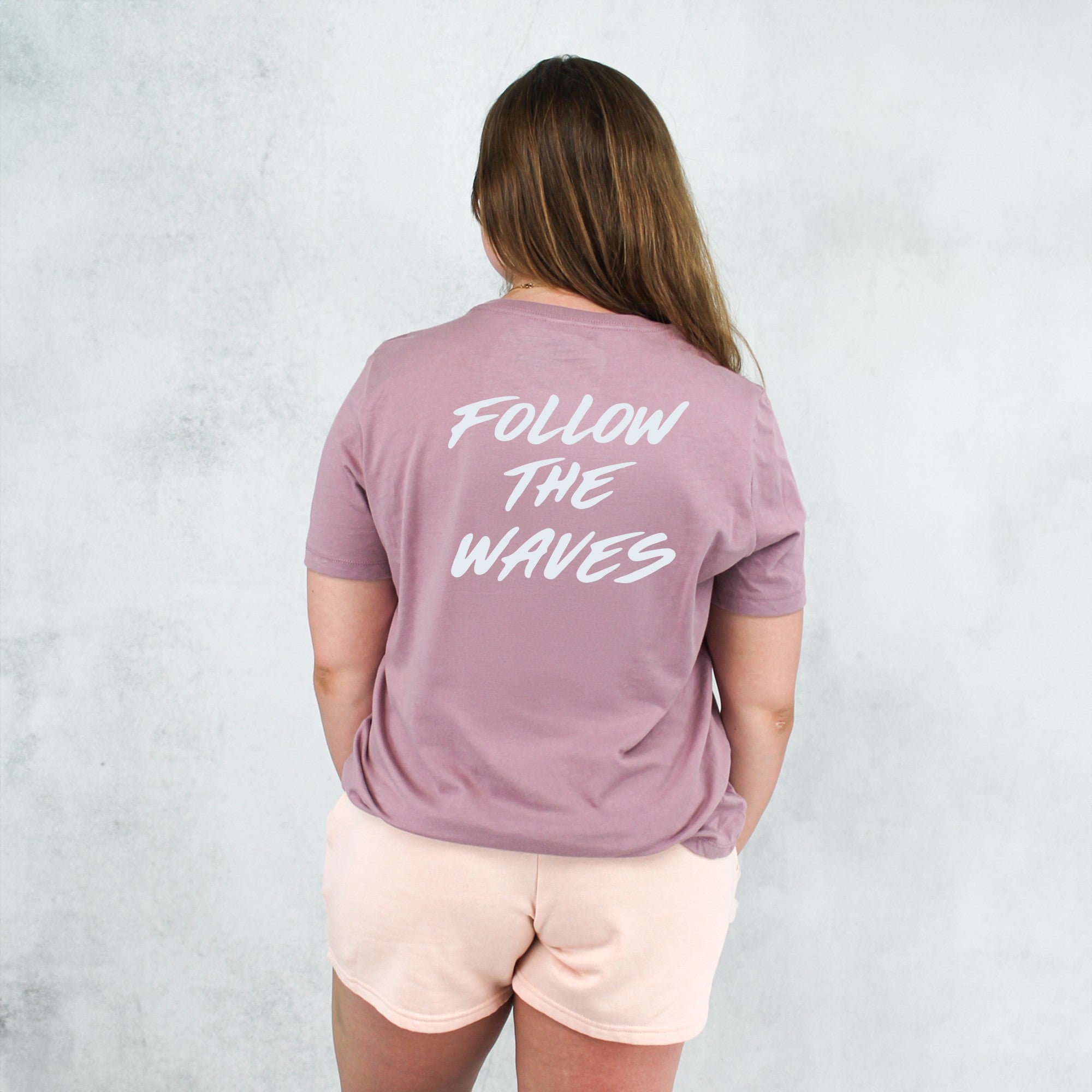 Follow the Waves Brush Womens T-Shirt