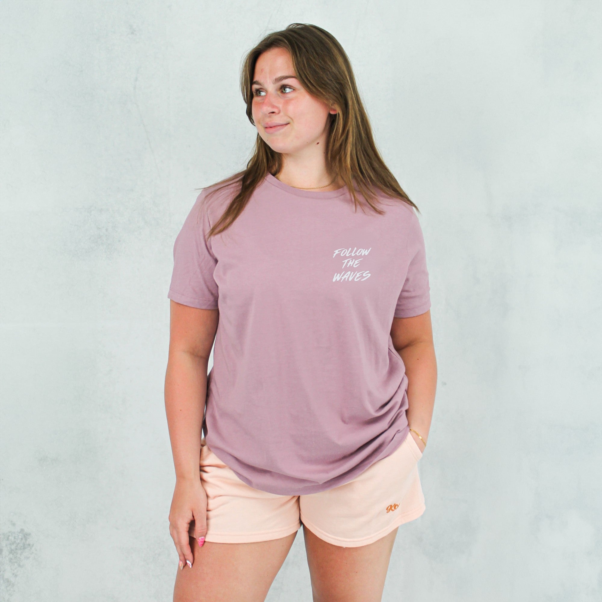 Follow the Waves Brush Womens T-Shirt