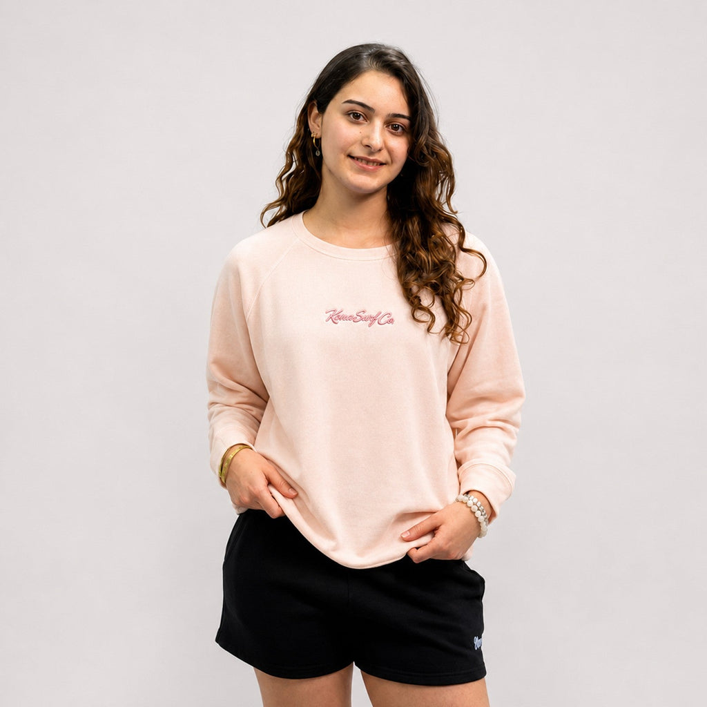 Classic Script Womens Crew Sweatshirt