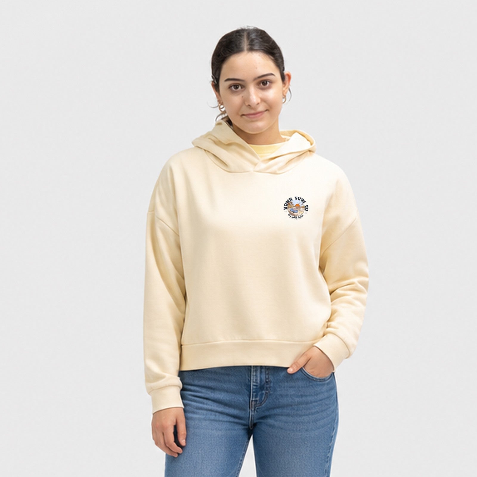 Road to the Beach Womens Pullover Hoodie