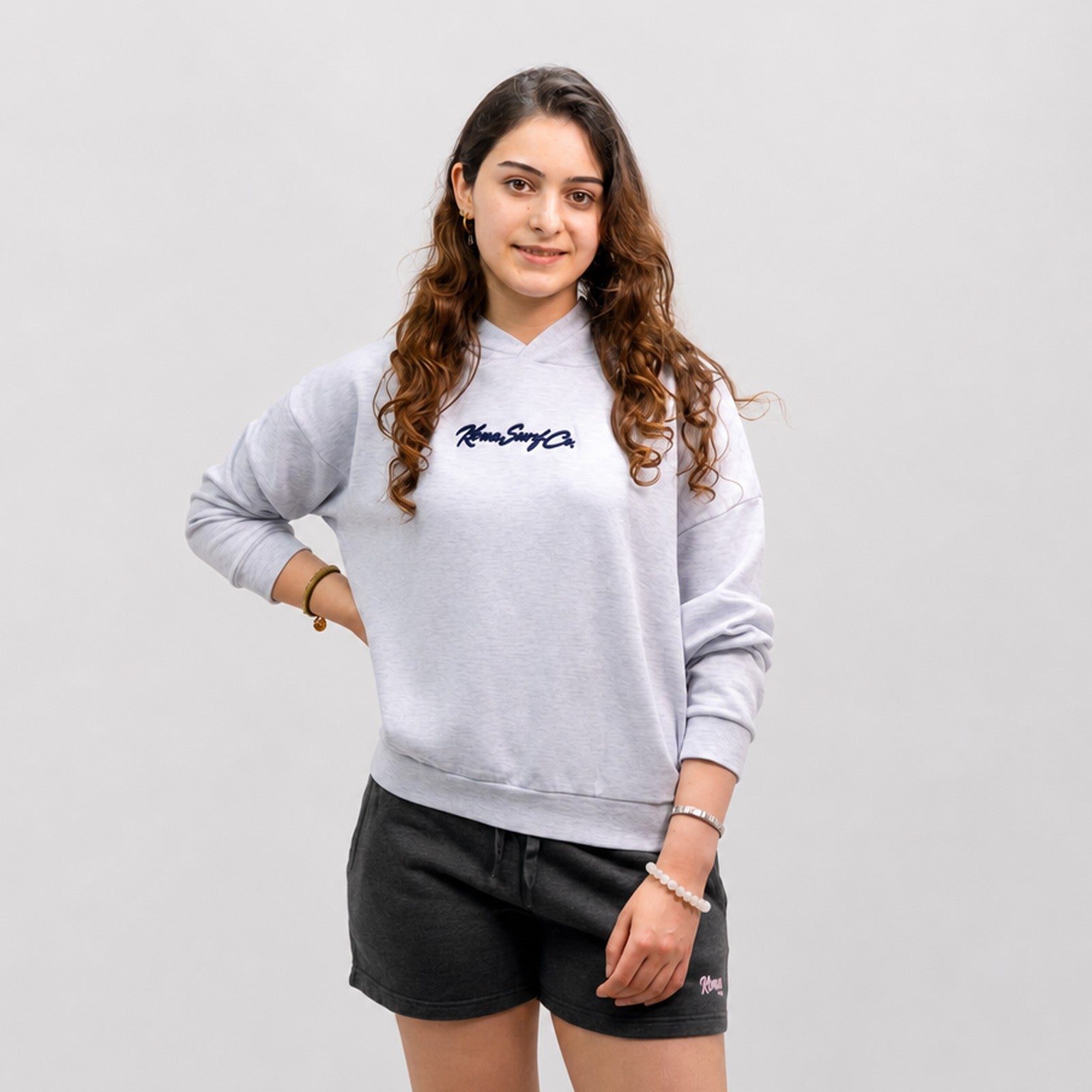 Classic Script Womens Pullover Hoodie