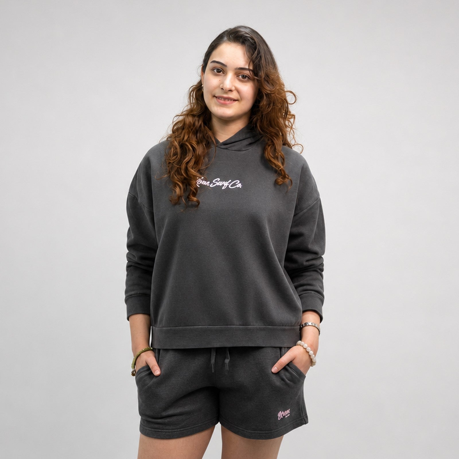 Classic Script Womens Pullover Hoodie
