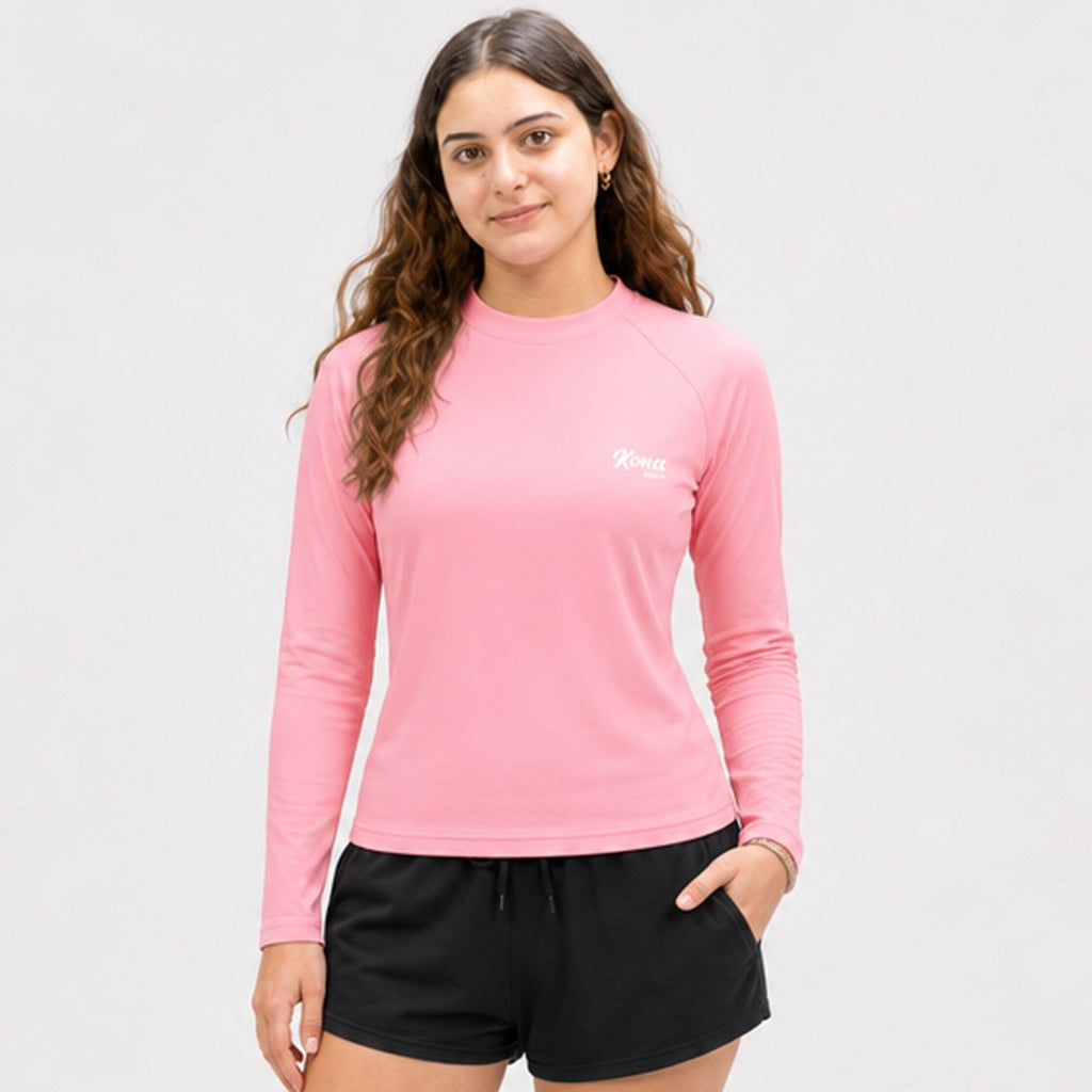 Script Stetch UV L/S Womens Rashguard