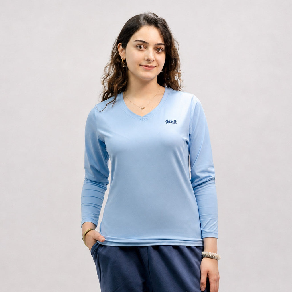 Nalu Womens UV Sun Protection LS Shirt