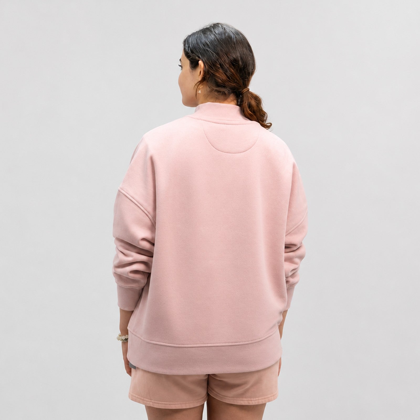 Signature Mock Womens Crew Sweatshirt